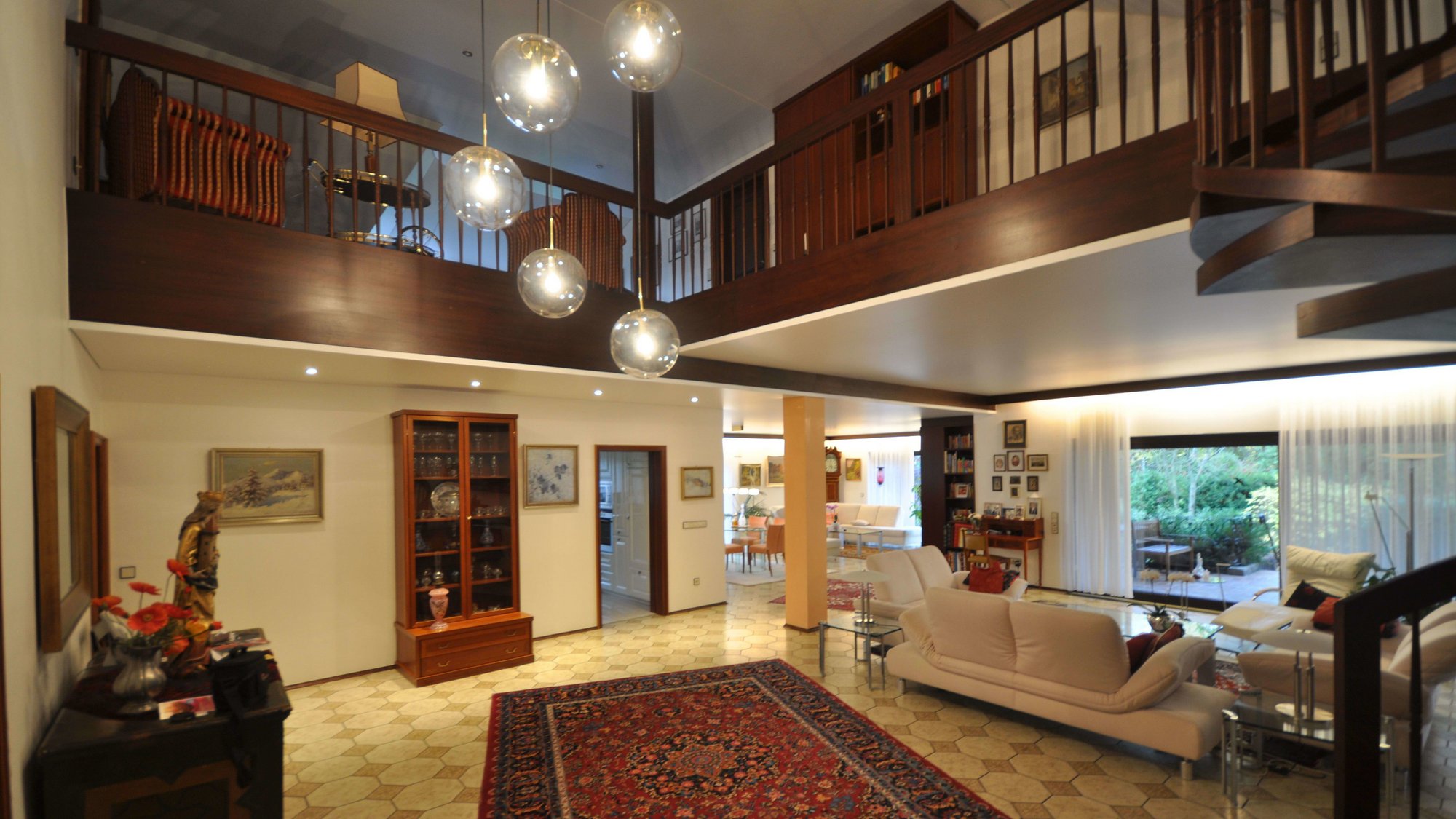 wohnzimmer_spanndecke_weiss_matt_led_einbauleuchte_deckenleuchte Spanndecke Wohnzimmer LEDeinbaustrahler