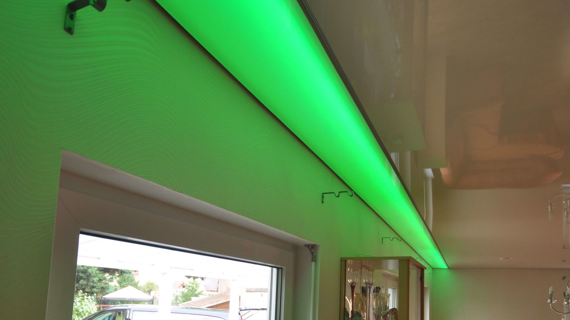 led_rgb_lichtdecke_ledband_spanndecke_wohnzimmer Spanndecke Lichtdecke LEDBand